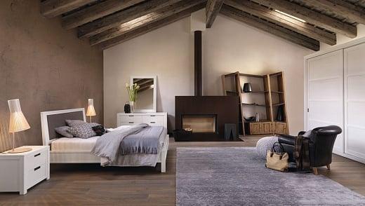 Итальянская мебель для спальни белого цвета QUADRA 1