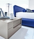 Синяя кровать в современном стиле NIGHT SIDE LETTI-08