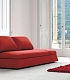 Стильный красный диван с регулируемым наклоном спинок Magicanto