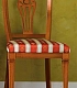 Классический деревянный стул с мягким сиденьем Nostalgia
