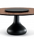 Стильный дизайнерский стол круглой формы в кухню или столовую BORA BORA