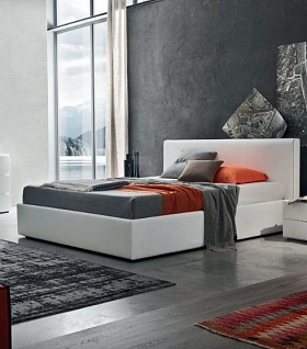 Стильная белая мебель для спальни BED RIVER / COLLECTION MOVE