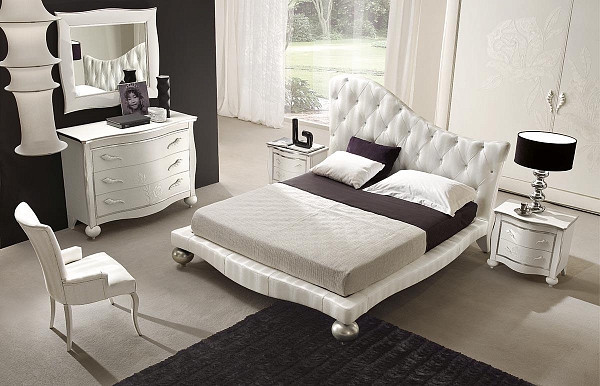 Элегантная белая мебель для спальни в современном стиле Regina di Fiori 1