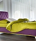 Односпальная кровать KOA Bontempi в фиолетовом и салатном цвете