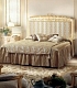 Итальянская кровать с высоким мягким изголовьем Borodin