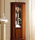 Узкий угловой шкаф в классическом стиле для гостиной Treviso Day Camelgroup
