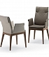Кожаные стулья с подлокотниками для кухни или гостиной TOSCA
