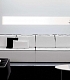 Стильный белый диван с черными швами ANTARES