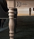 Фигурная ножка классического деревянного стола Princess