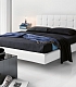 Кожаная итальянская кровать в современном стиле Franklyn