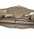 Диван с подушками серебристого цвета Tiziano в классическом стиле