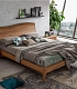 Стильная мебель для спальни из фактурного дерева Wave