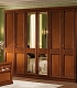Деревянный шкаф с шестью узкими дверцами и двумя зеркалами TORRIANI