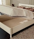 Двуспальная кровать с подъемным механизмом и местом для хранения белья VENEZIA BIANCO ORO