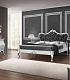 Роскошная итальянская мебель в спальню серебряного цвета 04-46 Ca`D`oro