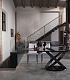 Стильный черный стол овальной формы Fusione Bontempi Casa