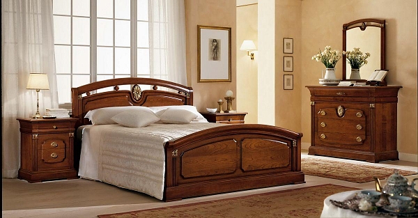 Классическая деревянная мебель для спальни PIAZZA NAVONA-01