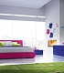 Яркая разноцветная мебель для стильной спальни NIGHT SIDE LETTI-07