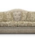 Классический раскладной диван Тирадор с подушками в узорах