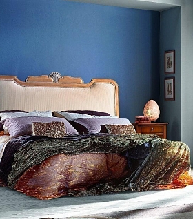 Широкая кровать с мягким изголовьем в классическом стиле FN 04-23 Ca`D`oro