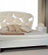 Белая дизайнерская кровать в современном стиле Leaves-luxury