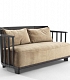 Компактный диван с деревянными подлокотниками CONTEMPORARY LIVING