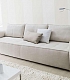 Светлый текстильный диван в гостиную ANTARES