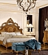 Классическая спальня из резного дерева в королевском стиле LE ROSE