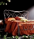 Двуспальная кровать с металлическими спинками ALTEA