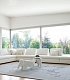 Белый итальянский диван угловой формы в гостиную Magicanto