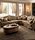 Шикарный итальянский угловой диван Tiziano в гостиной
