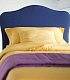 Полуторная кровать с высокой синей спинкой ZAFFIROØ12