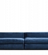 Длинный синий диван California в современном стиле