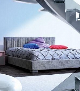 Современная итальянская кровать и прикроватные тумбы NIGHT SIDE LETTI-02