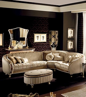 мягкая мебель в классическом стиле для гостиной Rossini