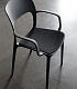 Черный стул для дома и улицы GIPSY