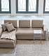 Стильный бежевый диван с регулируемым наклоном спинок Magicanto