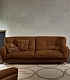 коричневый диван Glamour