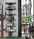 деревянная стенка для книг в гостиную infinity