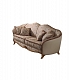 двухместный классический диван с подушками в гостиную Donatello