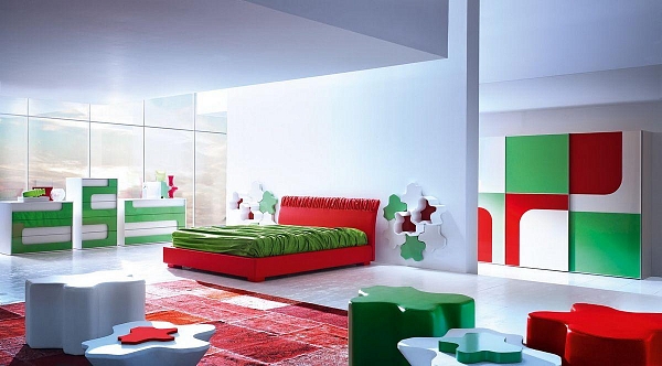 Итальянский спальный гарнитур необыкновенного дизайна NIGHT SIDE LETTI-04