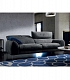 Стильный серый диван в гостиную MODI