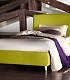 Односпальная кровать KOA Bontempi салатного цвета