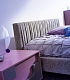 Двуспальная кровать с мягким изголовьем NIGHT SIDE LETTI-02