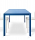 Синий обеденный стол в стиле минимализма DUBLINO
