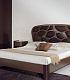 Дизайнерская кровать коричневого цвета Leaves-luxury